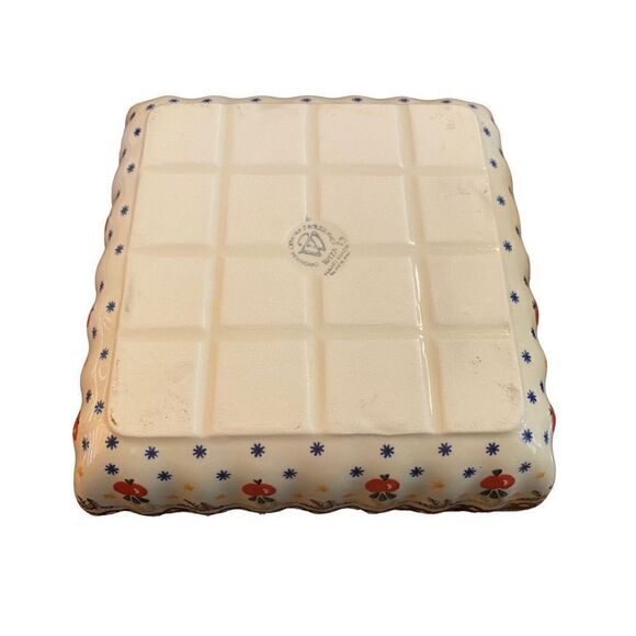 Original Boleslawiec Pottery Bundle Octagon Casserole dish - Picture 4 of 13